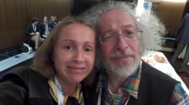 Юлия Бажухина и Алексей Венедиктов